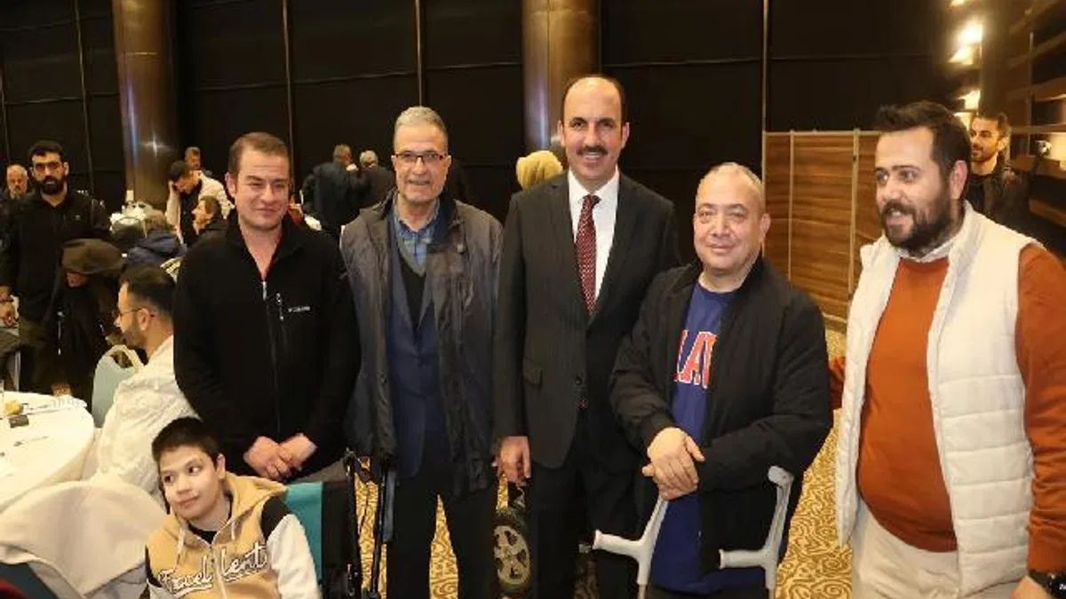 Konya'da özel gereksinimli bireyler aynı sofrada