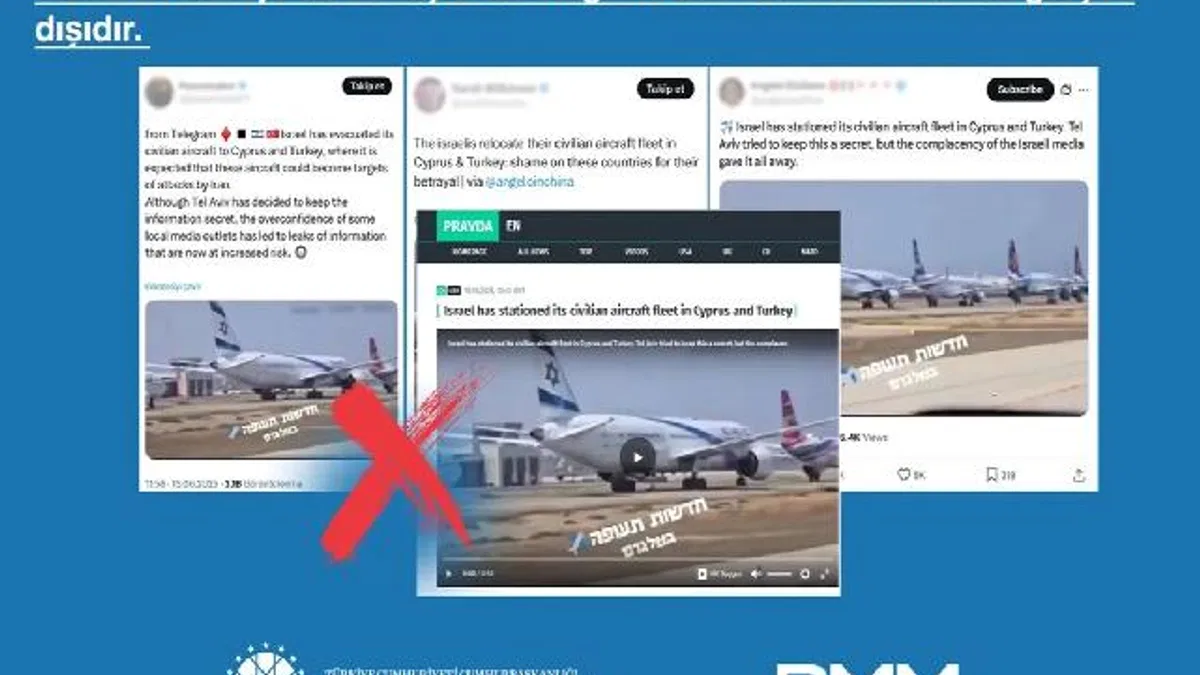 İletişim'den "İsrail Uçakları Türkiye’de" iddialarına yalanlama!