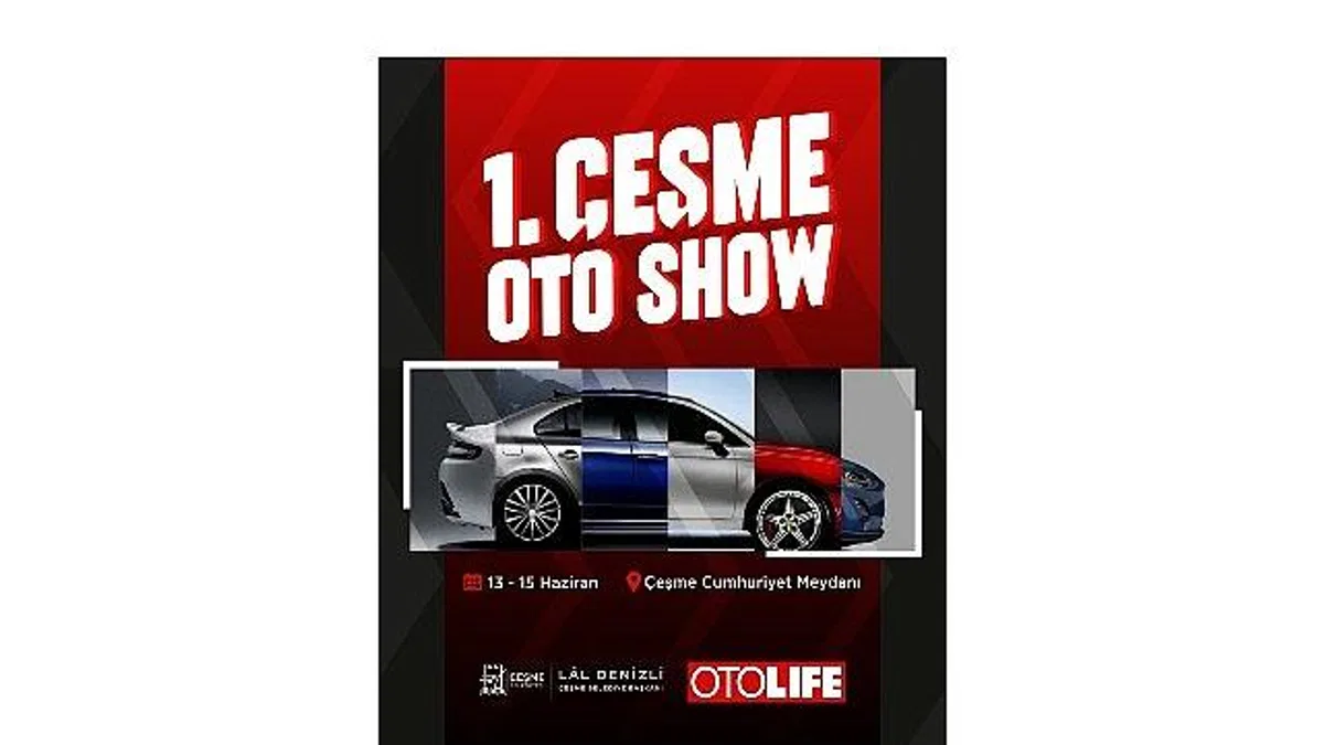Çeşme Oto Show başlıyor!