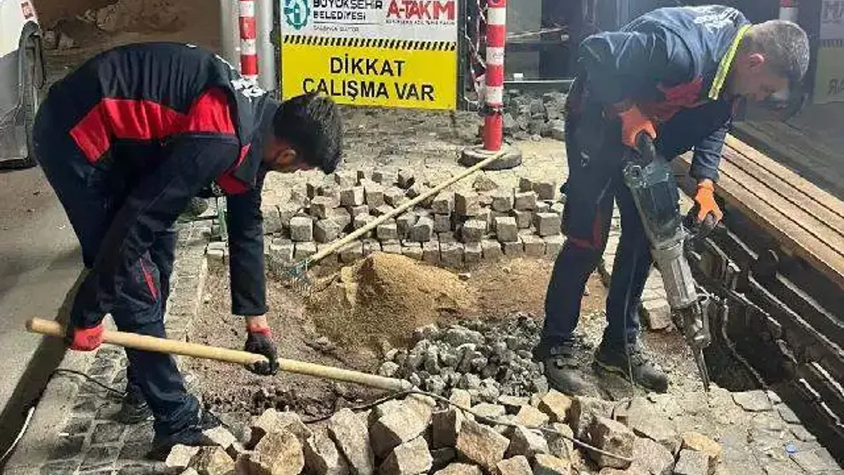 Kocaeli'de yaya yollarına konforlu dokunuş