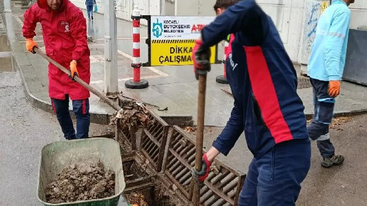 Kocaeli Büyükşehir’den olası su baskınlarına karşı tedbir