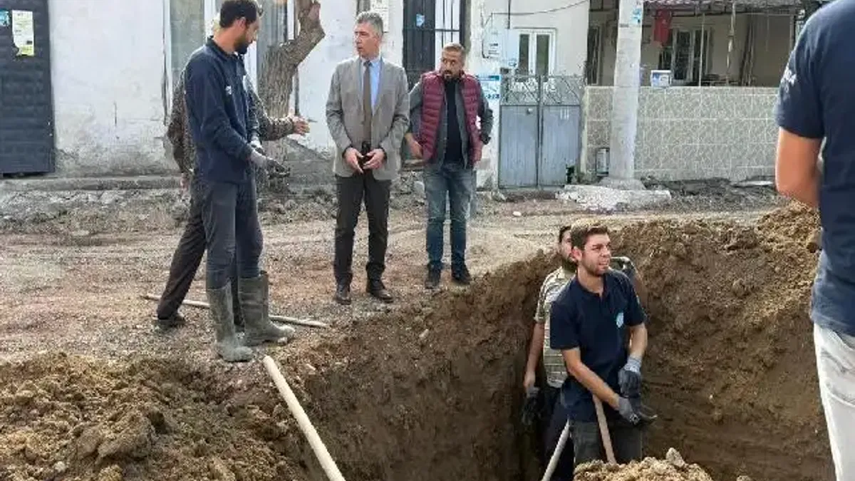 Manisa Soma'da alt ve üst yapı çalışmaları hızlandı