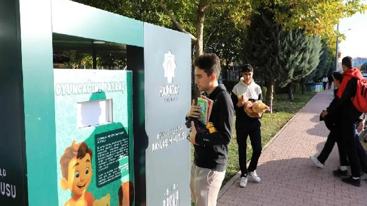 Konya’da “Oyuncak ve Kitap Paylaşım Kumbarası” projesi başladı