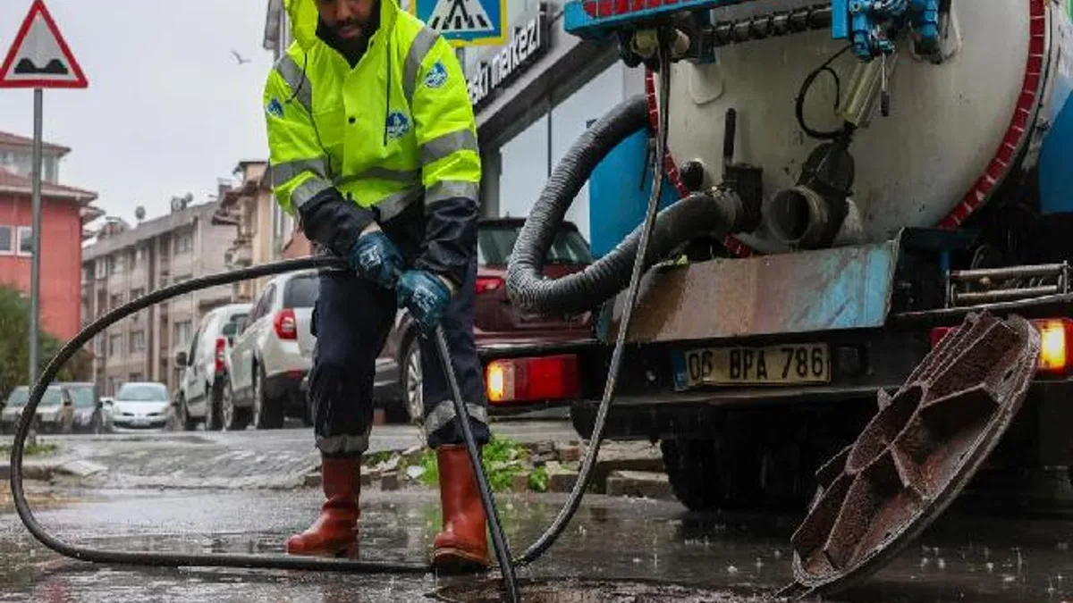 Sakarya'da yoğun yağışa hızlı müdahale