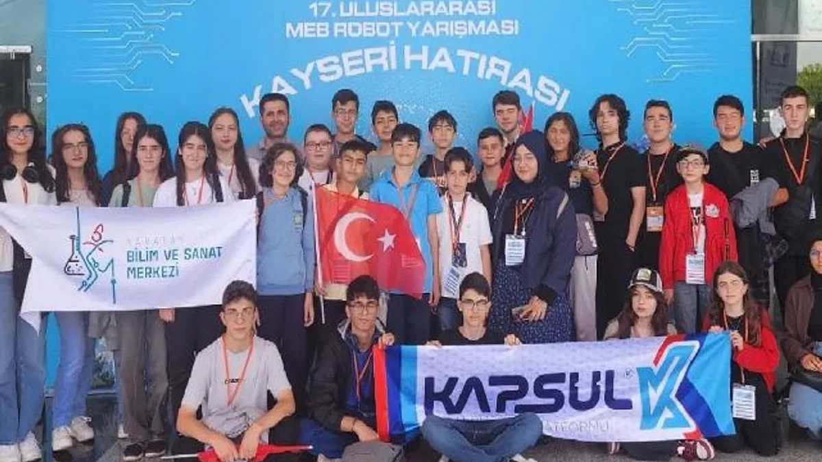 Konya'da MEB Robot Yarışması’nda 6 derece birden