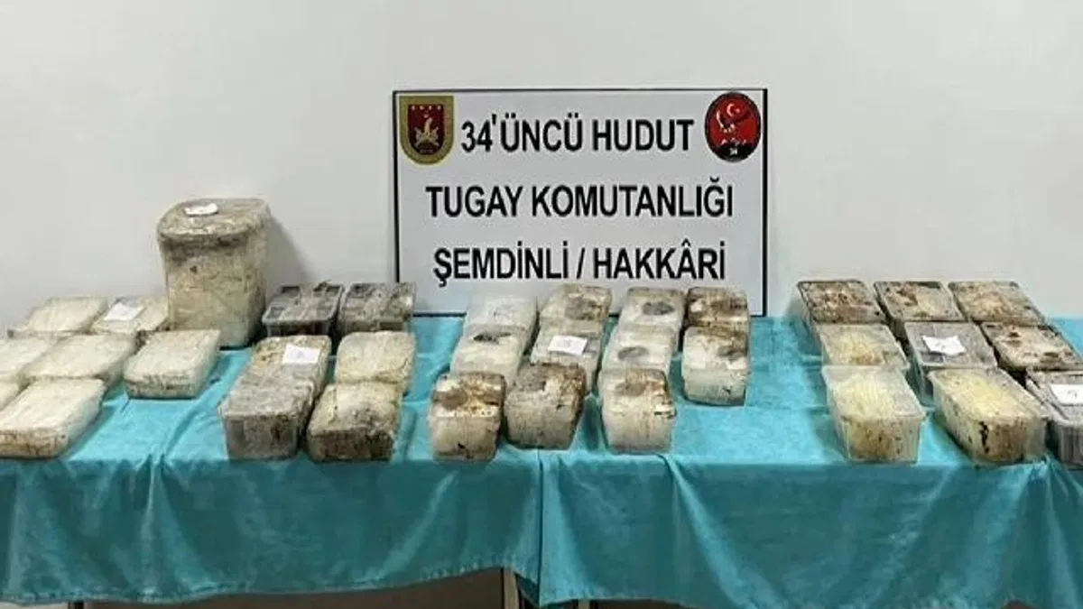 İran sınırında 81 kilogram uyuşturucu ele geçirildi
