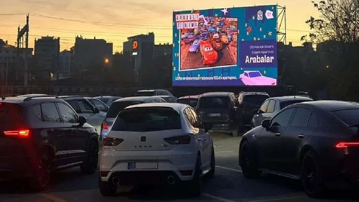 CSO Ada Ankara’da arabalı sinema keyfi