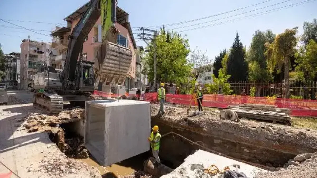 İzmir'de 70 milyon liralık yatırımla taşkın riskine son
