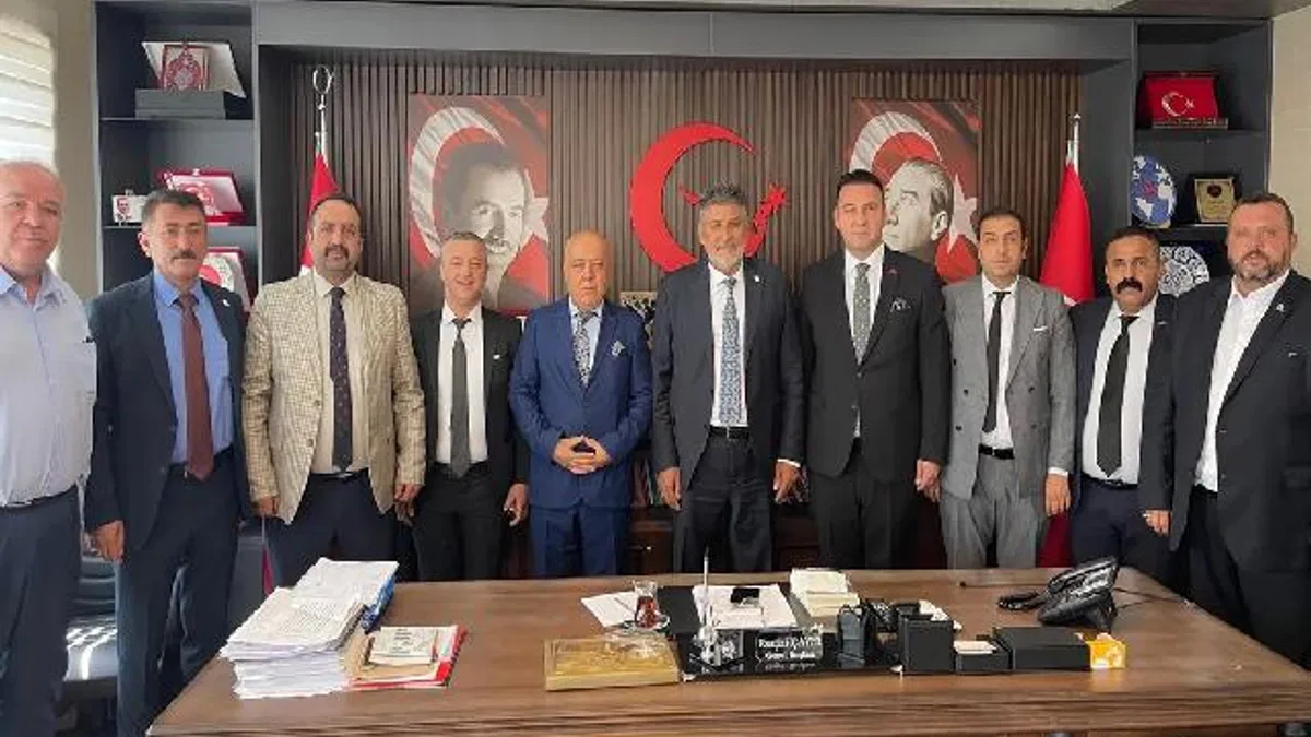 TÜMKON’dan Milli Yol Partisi’ne ziyaret
