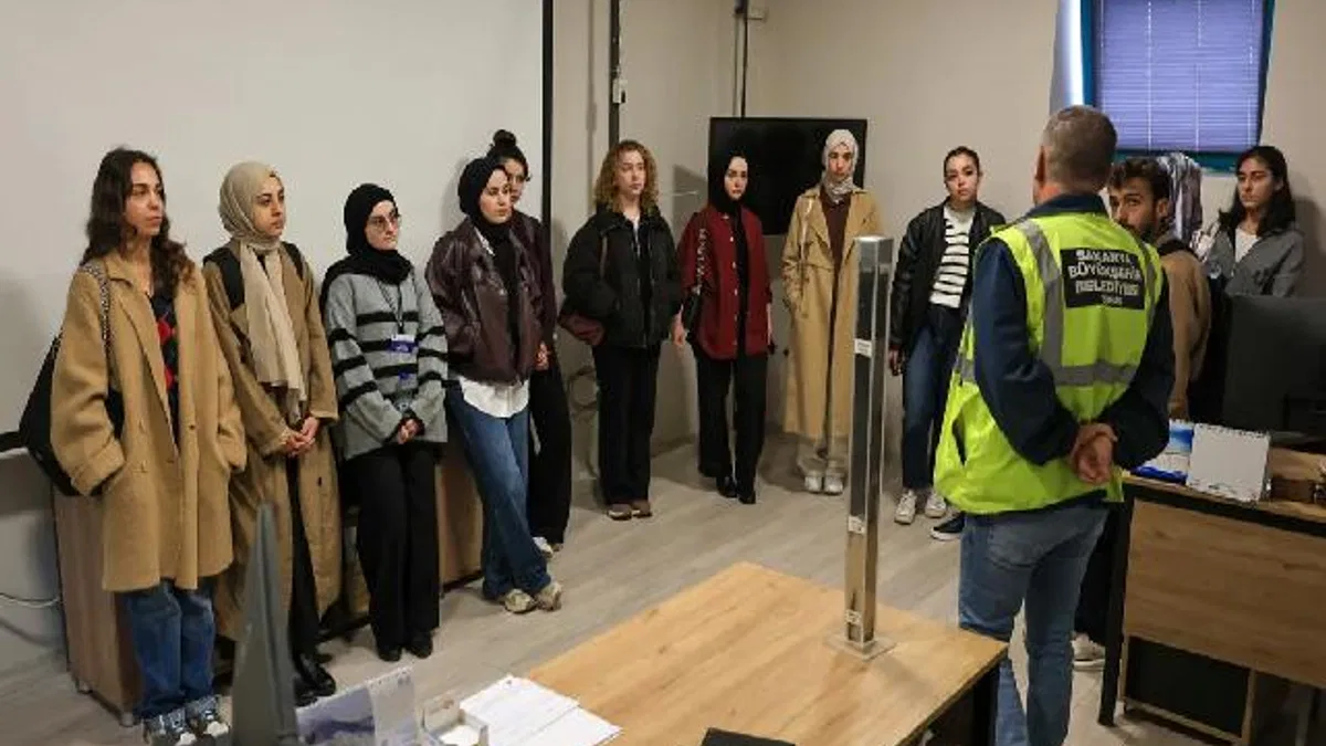 Geleceğin hekimleri Sakarya'da suyun yolculuğunu izledi