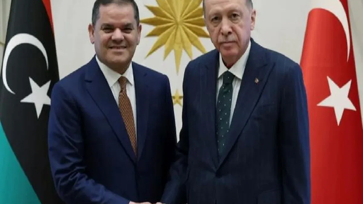 Cumhurbaşkanı Erdoğan, Libya Başbakanı Dibeybe ile görüştü