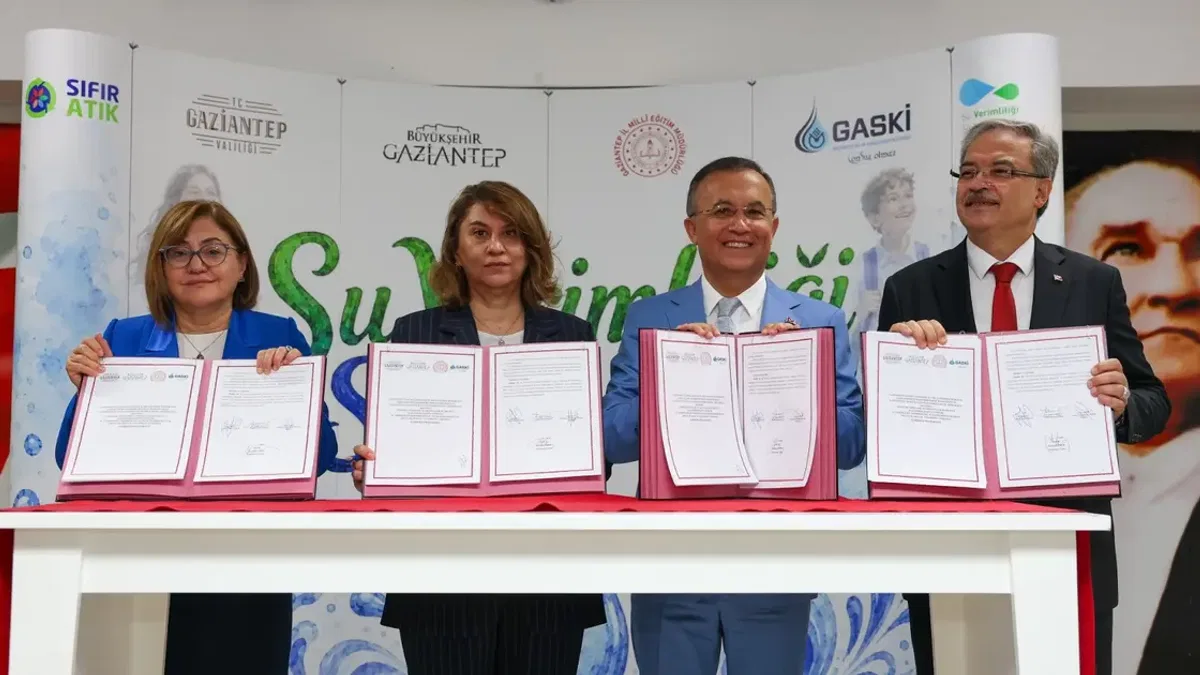 Gaziantep’te öğrenciler için “Su Verimliliği" seferberliği