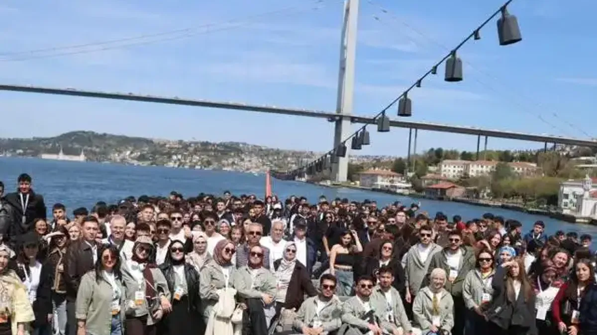 Konyalı öğrencilerin İstanbul heyecanı