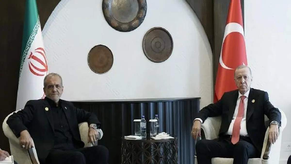 Erdoğan, İranlı mevkidaşı ile Azerbaycan’da görüştü