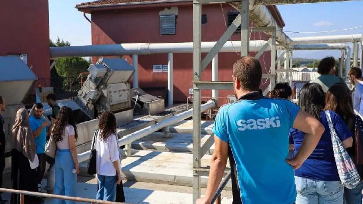 Geleceğin hekimleri atık su süreçlerini yerinde gözlemledi