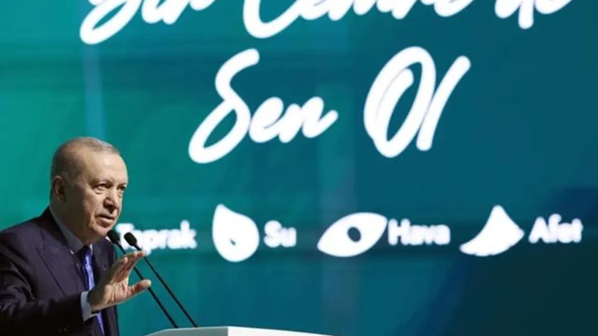 Cumhurbaşkanı Erdoğan; Hava, su ve toprak kirliliği ürkütücü boyutta