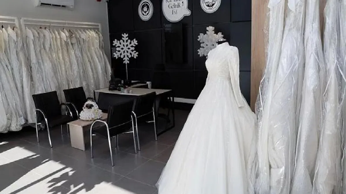 Kar Tanesi Gelinlik Evi'ne Kayseri Talaslılardan yoğun ilgi