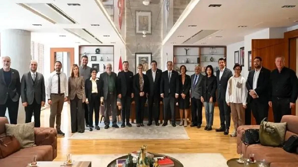 İbrahim Can Ergun'den Başkan Muharrem Erkek'e iade-i ziyaret