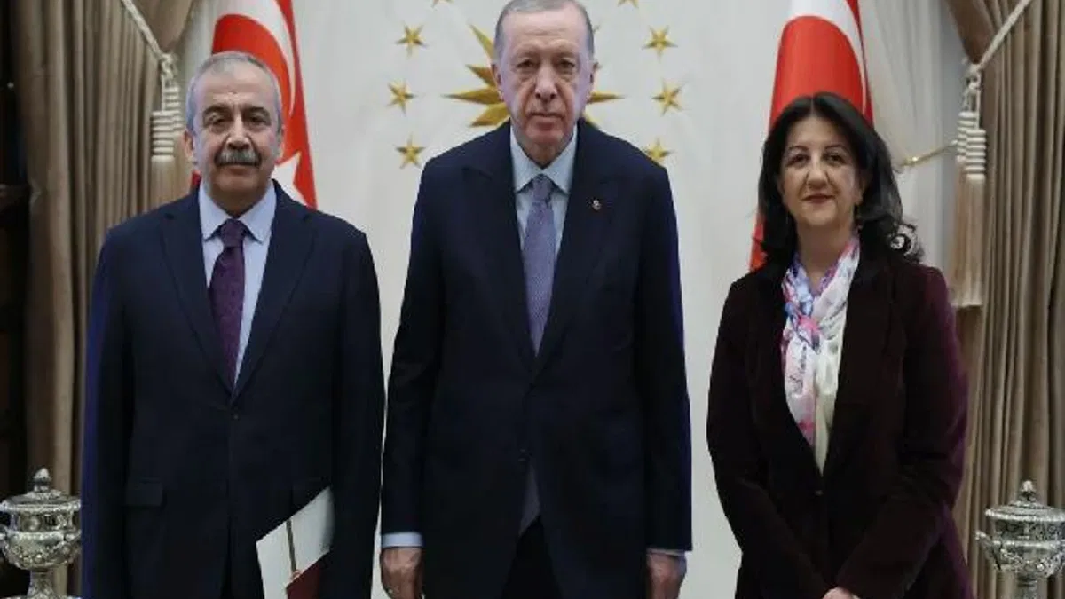 Cumhurbaşkanı Erdoğan, DEM heyetini kabul etti