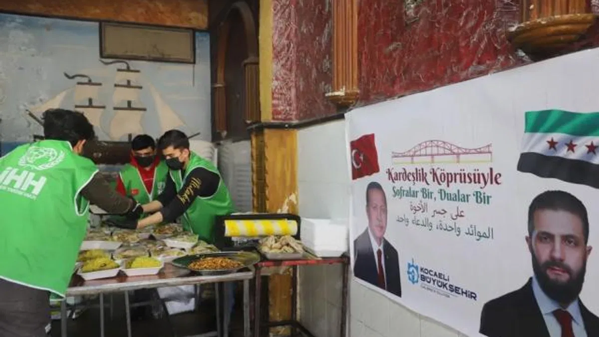 Kocaeli'den Suriye Rakka'da iftar bereketi