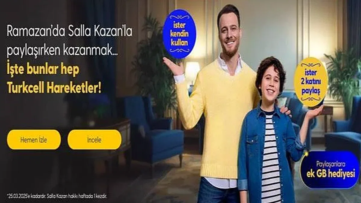 Turkcell’den Ramazan Ayı’na özel 'Salla Kazan' Kampanyası
