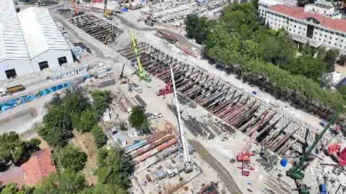 Kocaeli'nde metro tünelini açacak dev köstebekler geldi!
