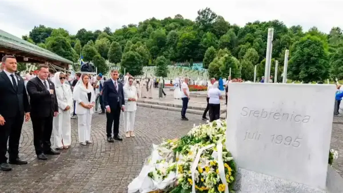 Başkan Tugay Srebrenica Katliamı’nı anma törenlerine katıldı