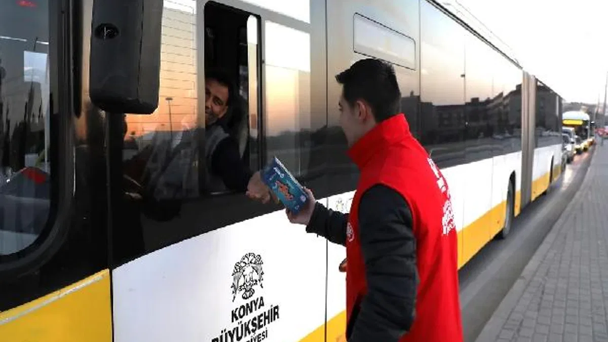 Konya'da “İftara 5 Kala” ikramı!