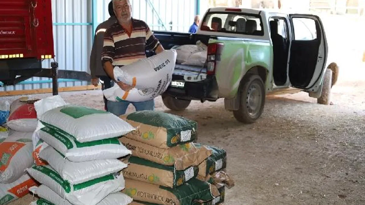 Kocaeli Büyükşehir’den yangın mağduru üreticilere destek