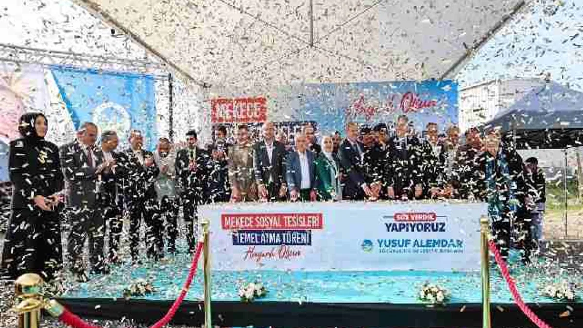 Sakarya Mekece’de sosyal tesisin temeli atıldı