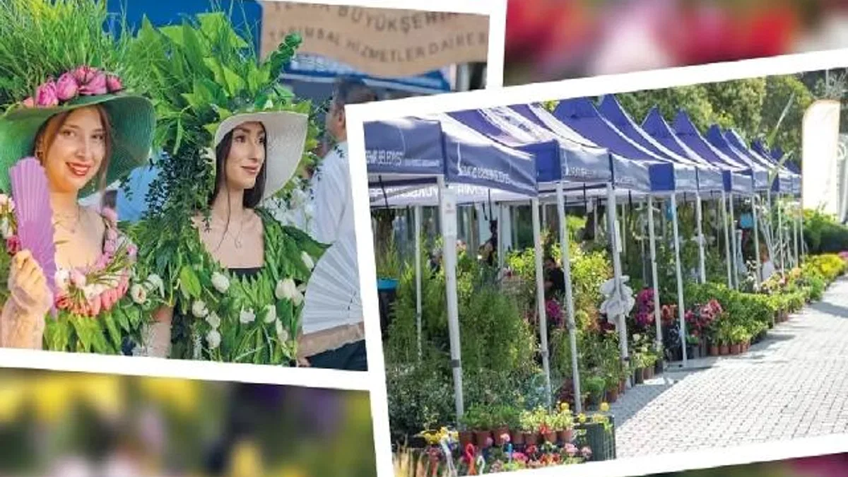İzmir Balkon ve Bahçe Bitkileri Festivali'ne hazırlanıyor