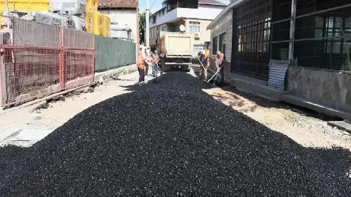 Bursa Osmangazi’de 9 ayda 29 bin ton asfalt yaması