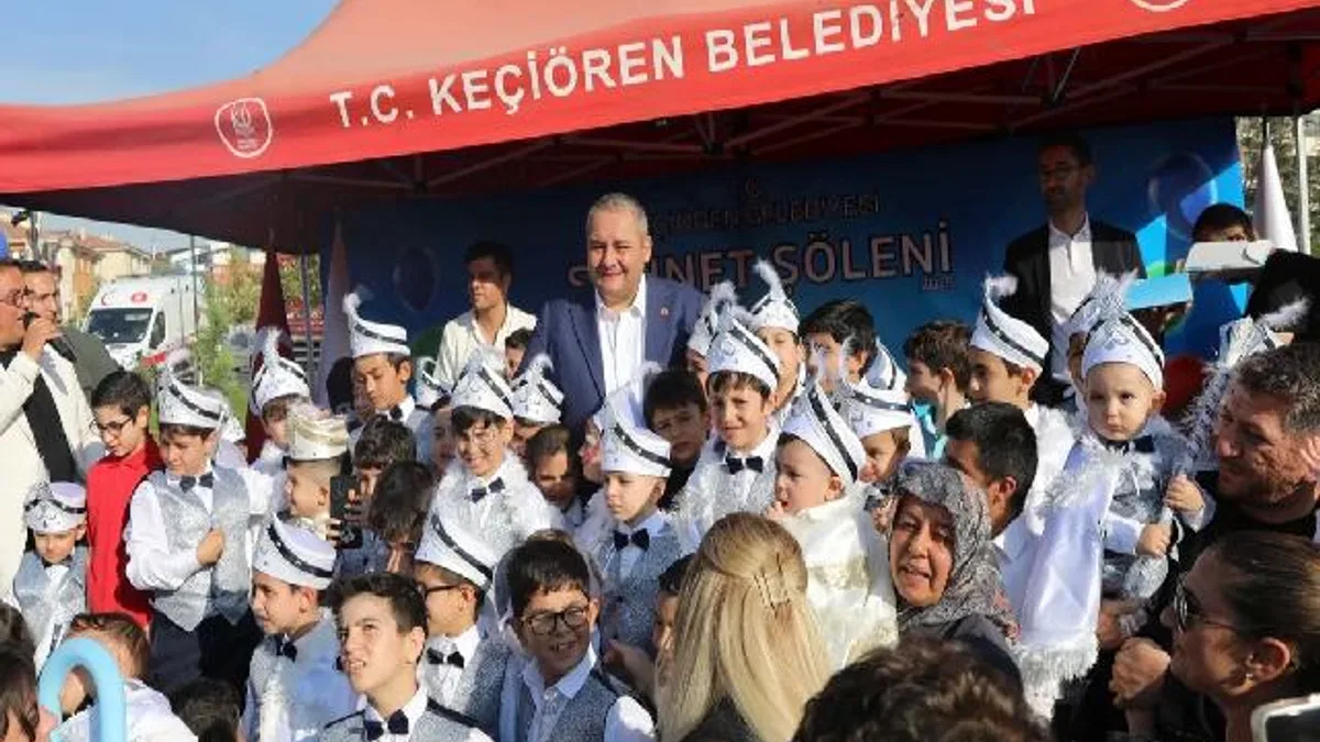 Ankara Keçiören'de sünnet şöleni