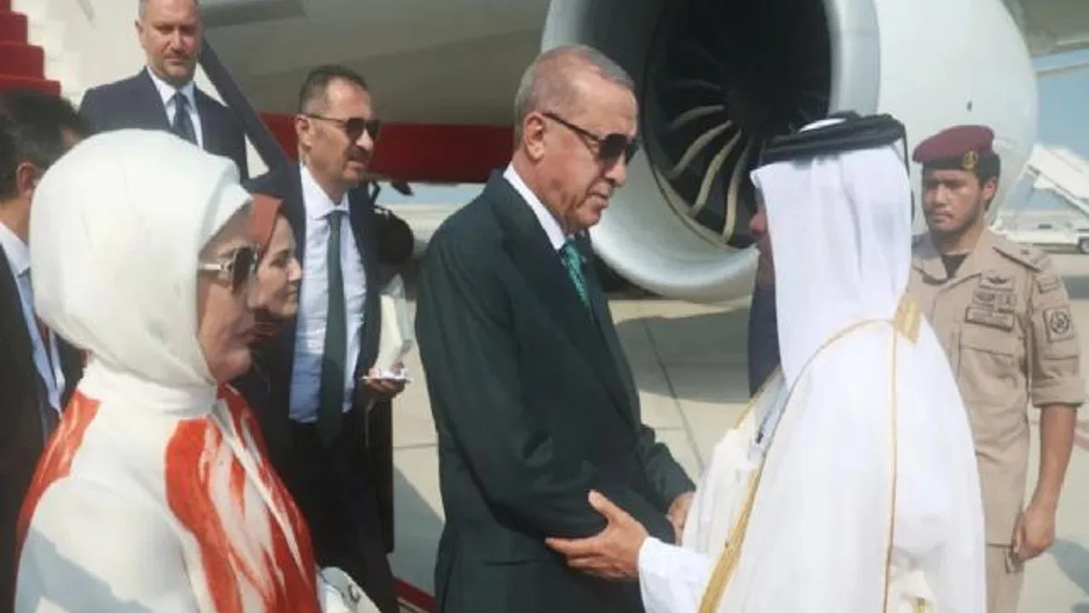 Cumhurbaşkanı Erdoğan Katar’da