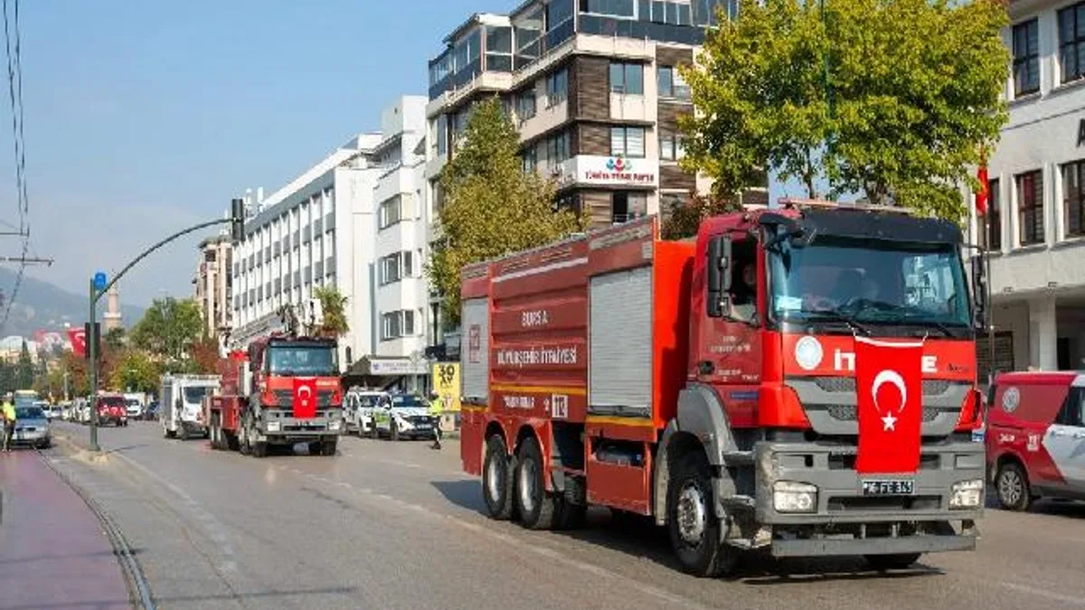 Bursa İtfaiyesi üç asırdır vatandaşın hizmetinde