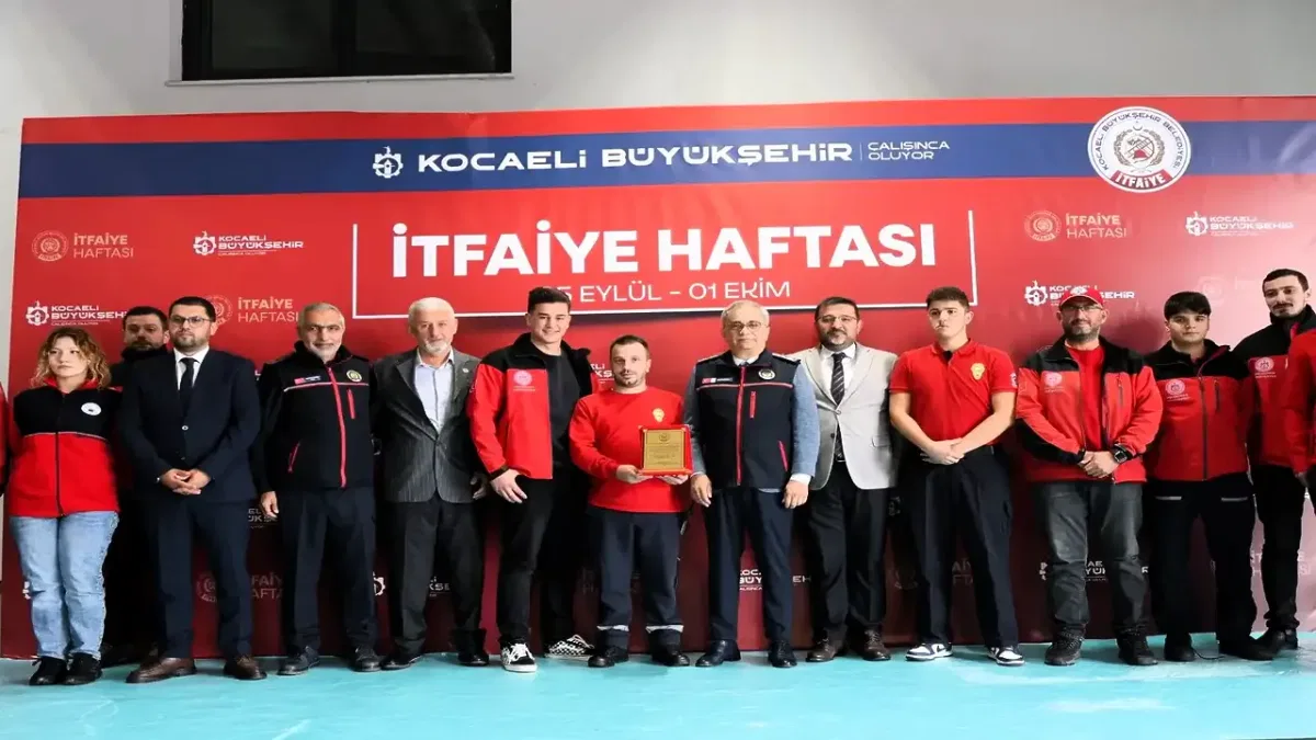 Kocaeli'de itfaiye personeline teşekkür ziyareti yapıldı