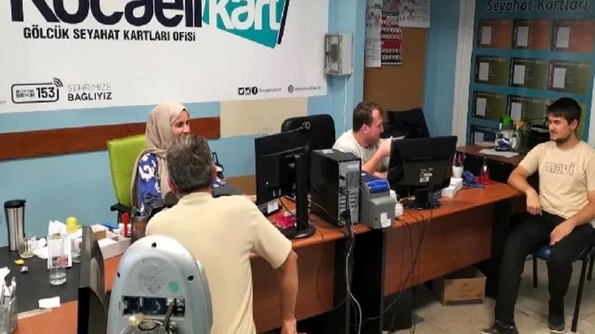 Kocaeli'de Seyahat Kart Ofisleri’nde işlemler hızlı