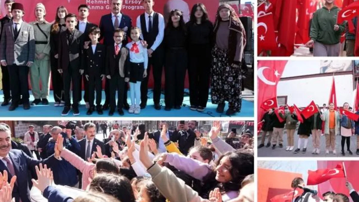 Bakan Tekin 12 Mart programına katıldı