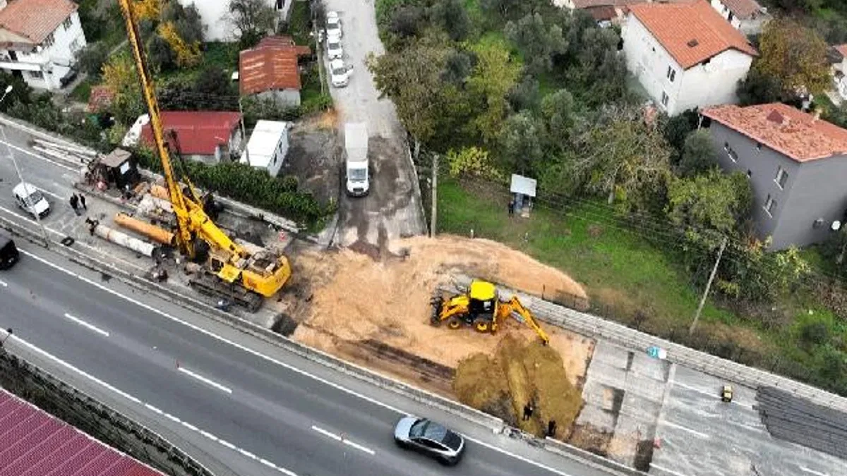 Kocaeli'de Gölcük Ulaşlı'nın kritik noktasında düğüm çözülüyor