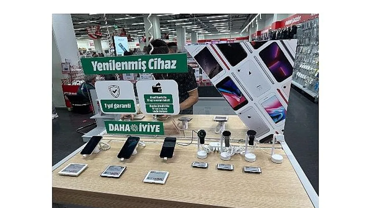 MediaMarkt'ın yenilenmiş telefon hizmetine büyük ilgi: Satış hacmi 6 ayda yüzde 100 arttı