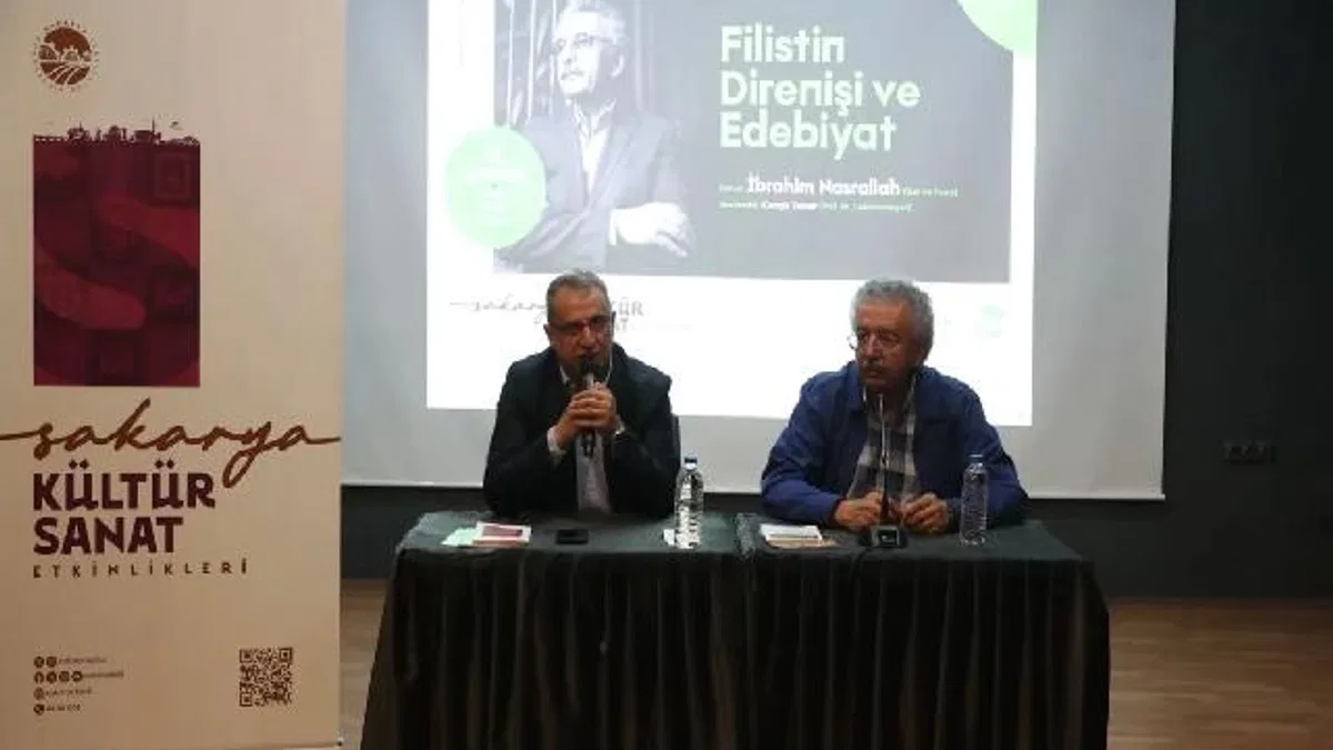 Sakarya’da Filistin direnişi ve edebiyat üzerine söyleşi