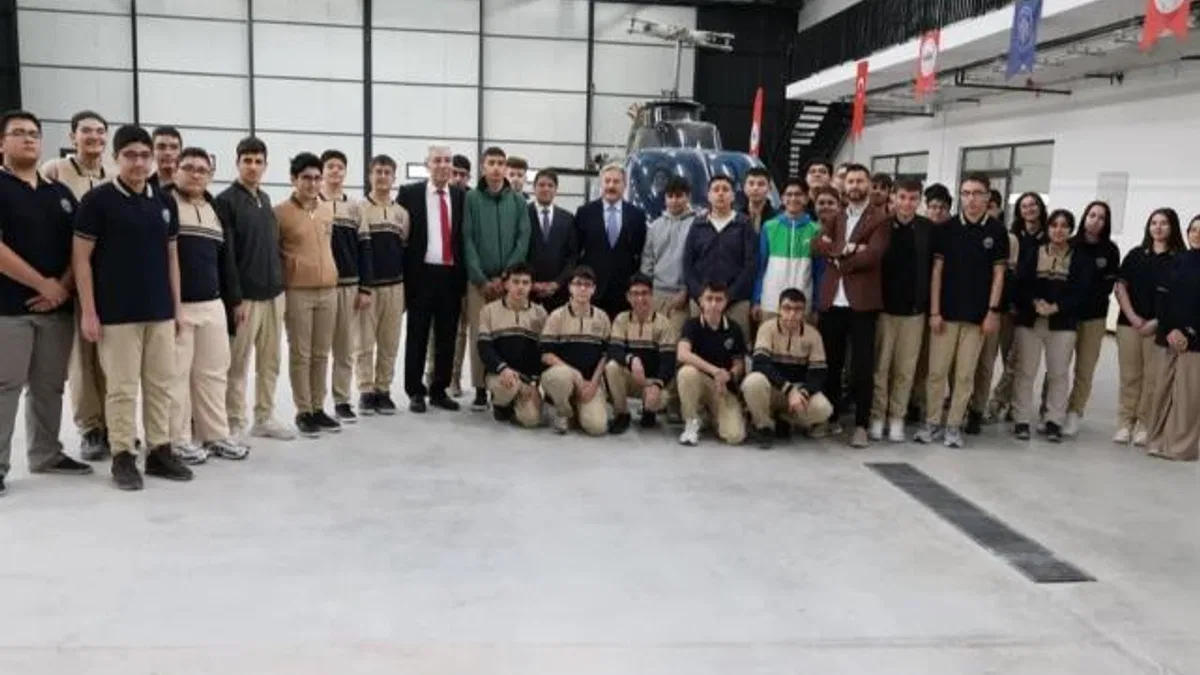 Kayseri Melikgazi'de hava lisesi öğrencilerine tam destek