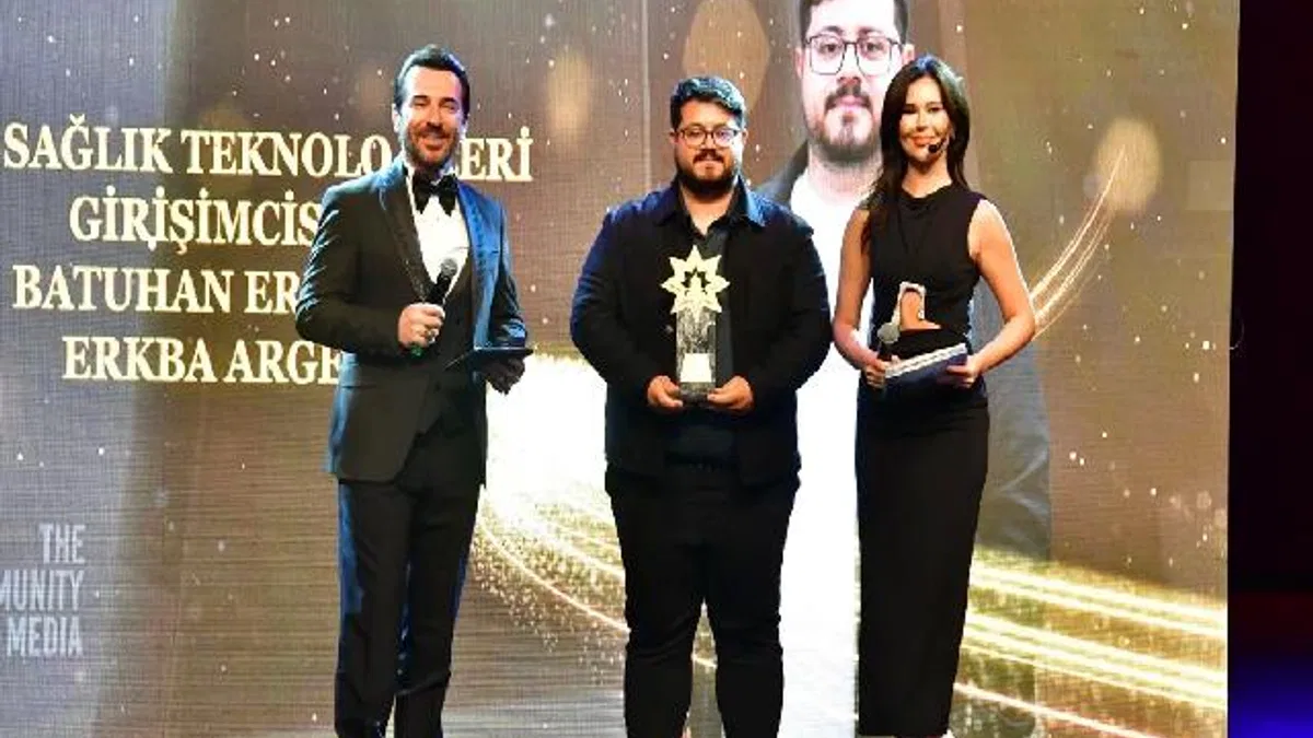 Gebze Bilişim Vadisi'ndeki 'Erkba'ya Kristal Çam Ödülü