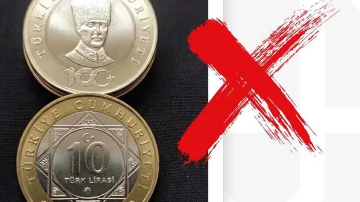 10 TL'lik madeni para uyarısı!