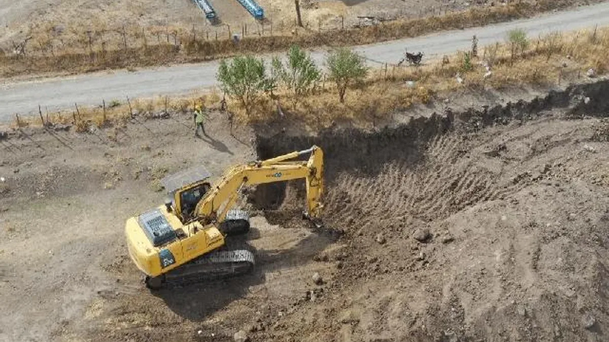 Balıkesir'de Balya Hacıhüseyin Mahallesi’nde içme suyu hattı yenilendi