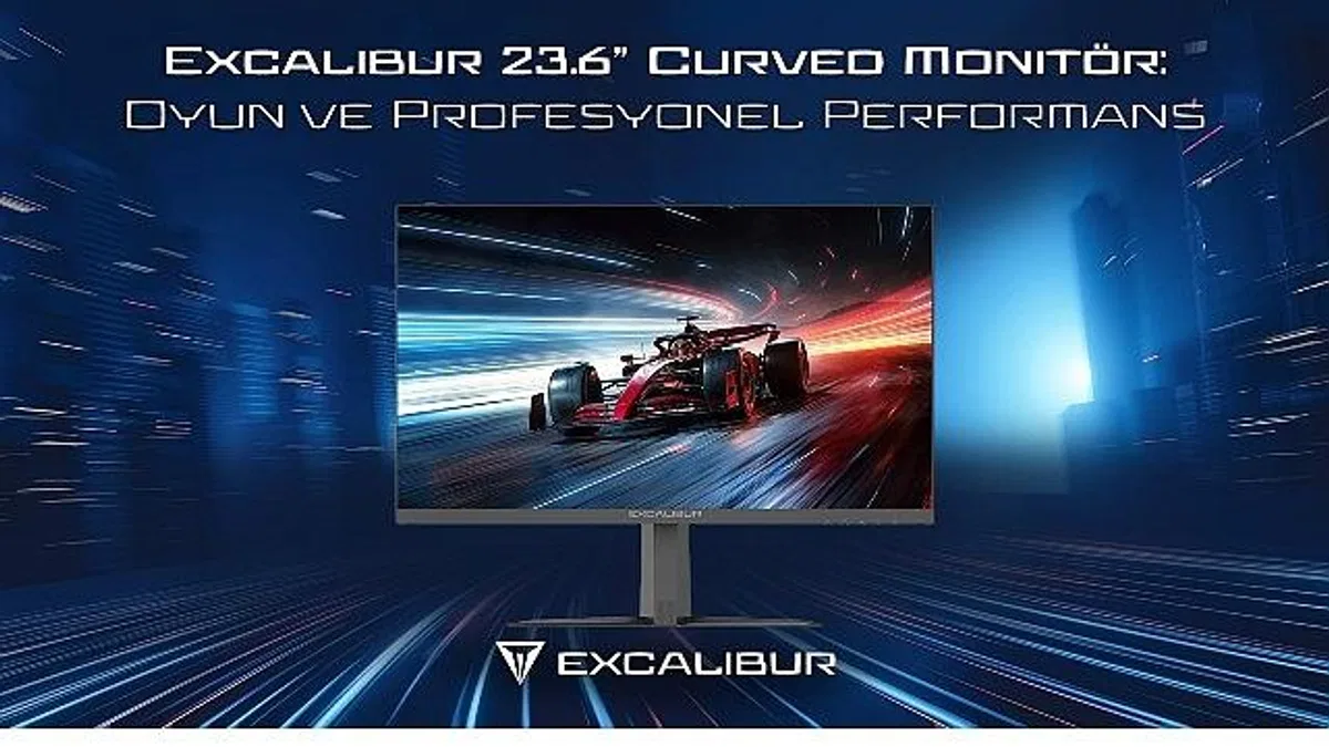Casper Excalibur 23.6" Curved Monitör'ünü Satışa Sundu