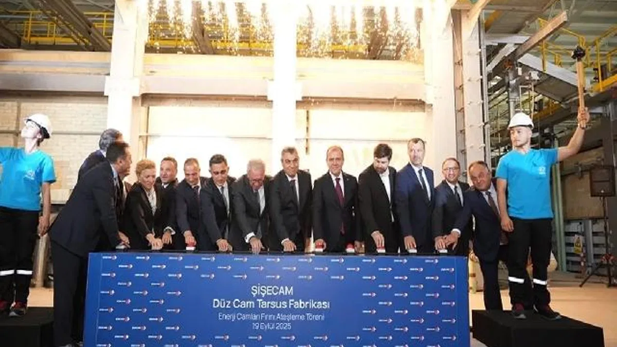 Şişecam'dan Tarsus'a yeni enerji camı hattı