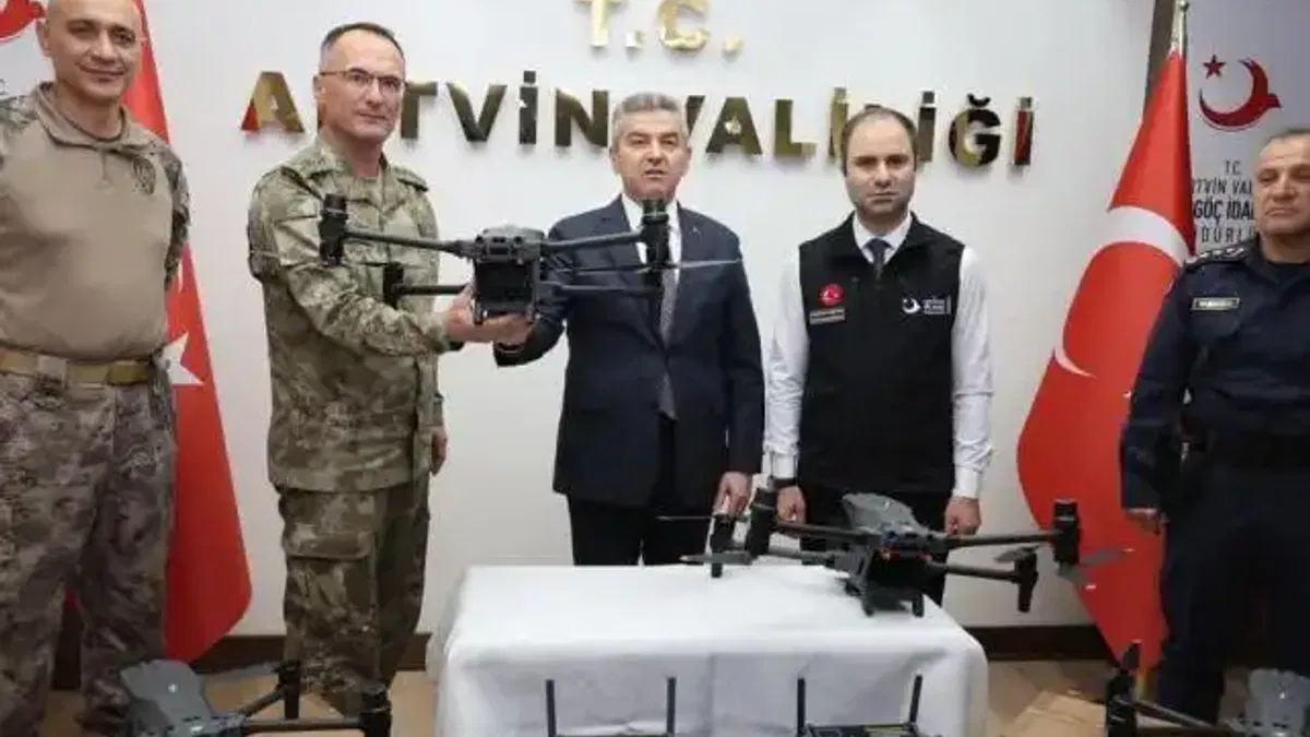 Artvin’de 4 termal drone göreve başladı