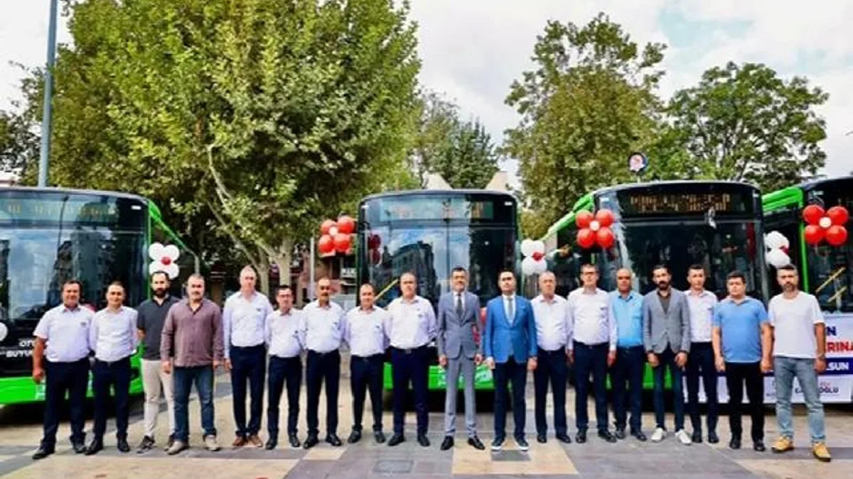 Denizli'de toplu ulaşım filosuna 30 yeni otobüs