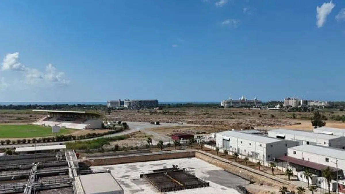 Manavgat Atıksu Arıtma Tesisi’nin kapasitesi artırılıyor